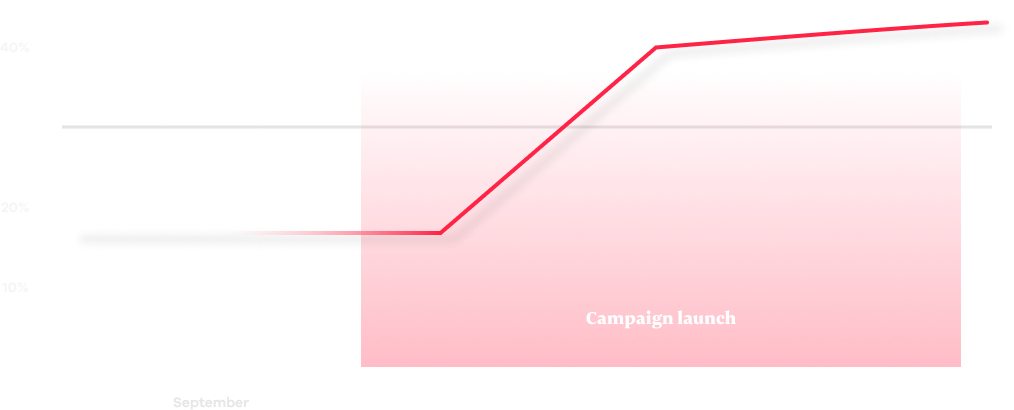 Parkbee after campaign graph