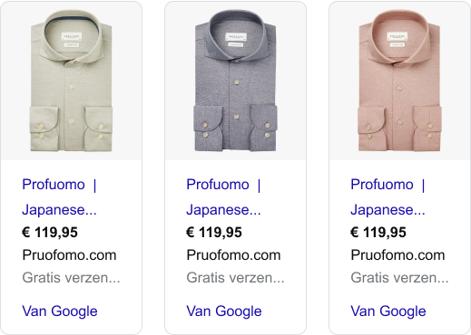 Profuomo results on Google